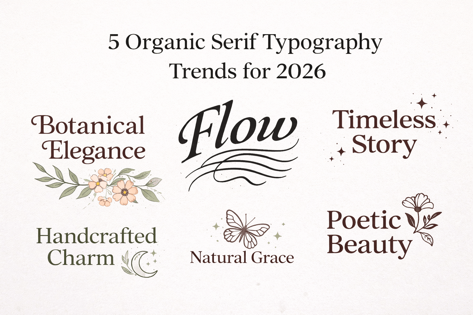5 Organic Serif Typography Trends for 2026 - The Ultimate Font Shop for ...